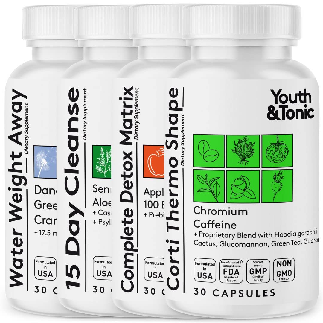 Youth & Tonic CortiThermo Shape Detox Cleanse Kick Off Weight Management - 120 Pills Youth & Tonic Au supplements