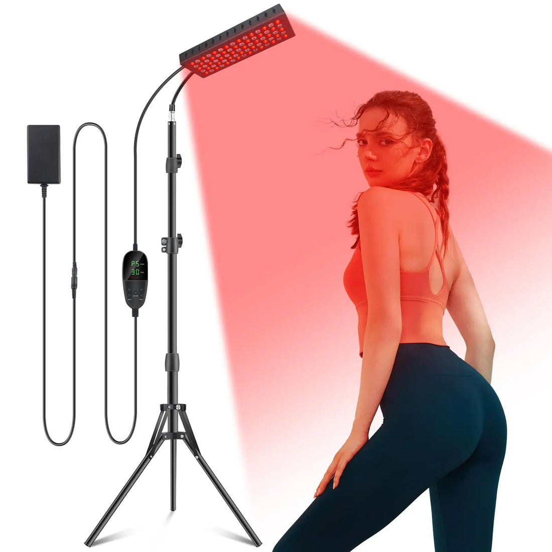 Infrared Red Light Therapy Lamp: Heating Pad Pain Relief for Body 75 LEDs Red Light Astarexin uk supplements