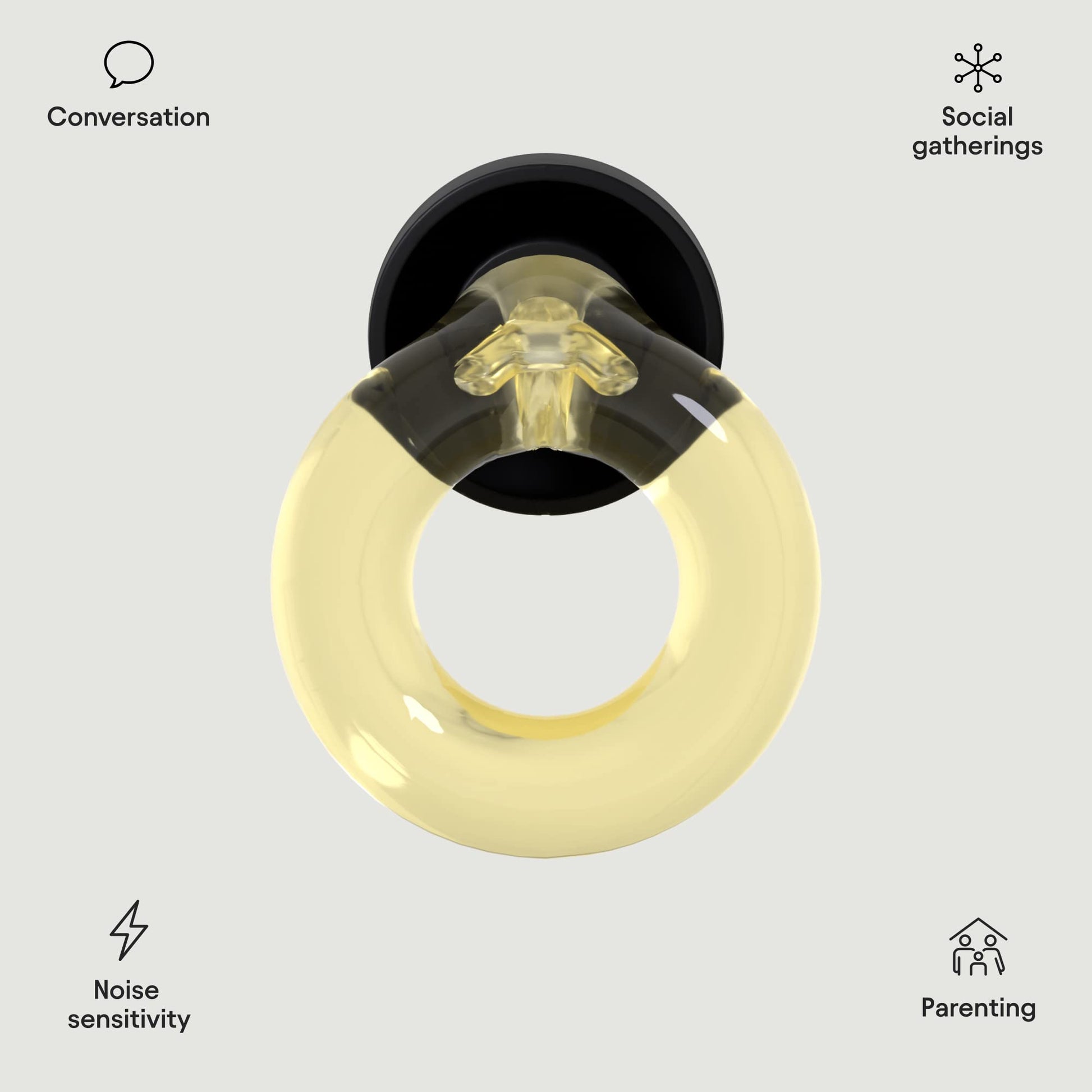 Loop Engage Earplugs for Conversation – Low-Level Noise Reduction Loop Au supplements