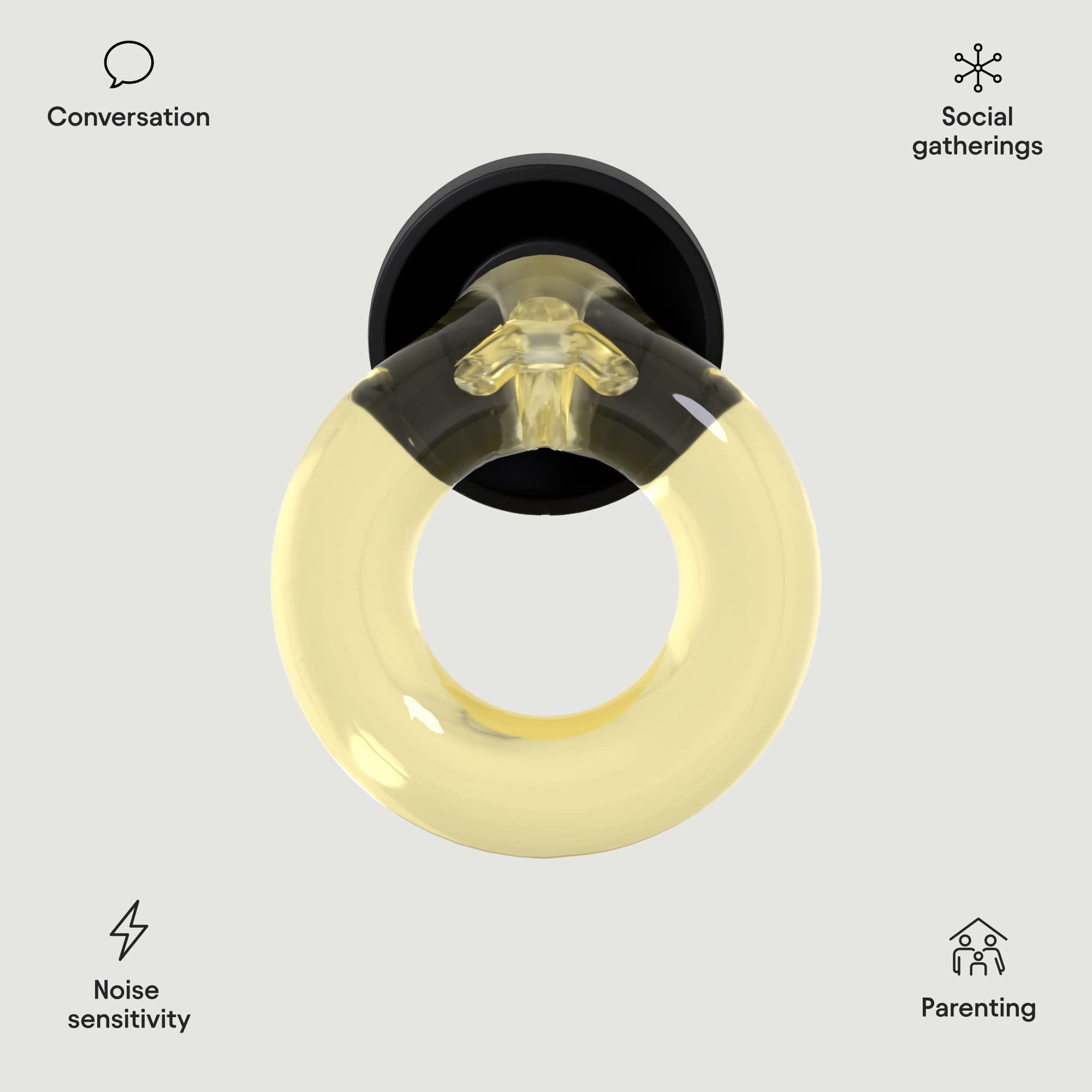 Loop Engage Earplugs for Conversation – Low-Level Noise Reduction Loop Au supplements