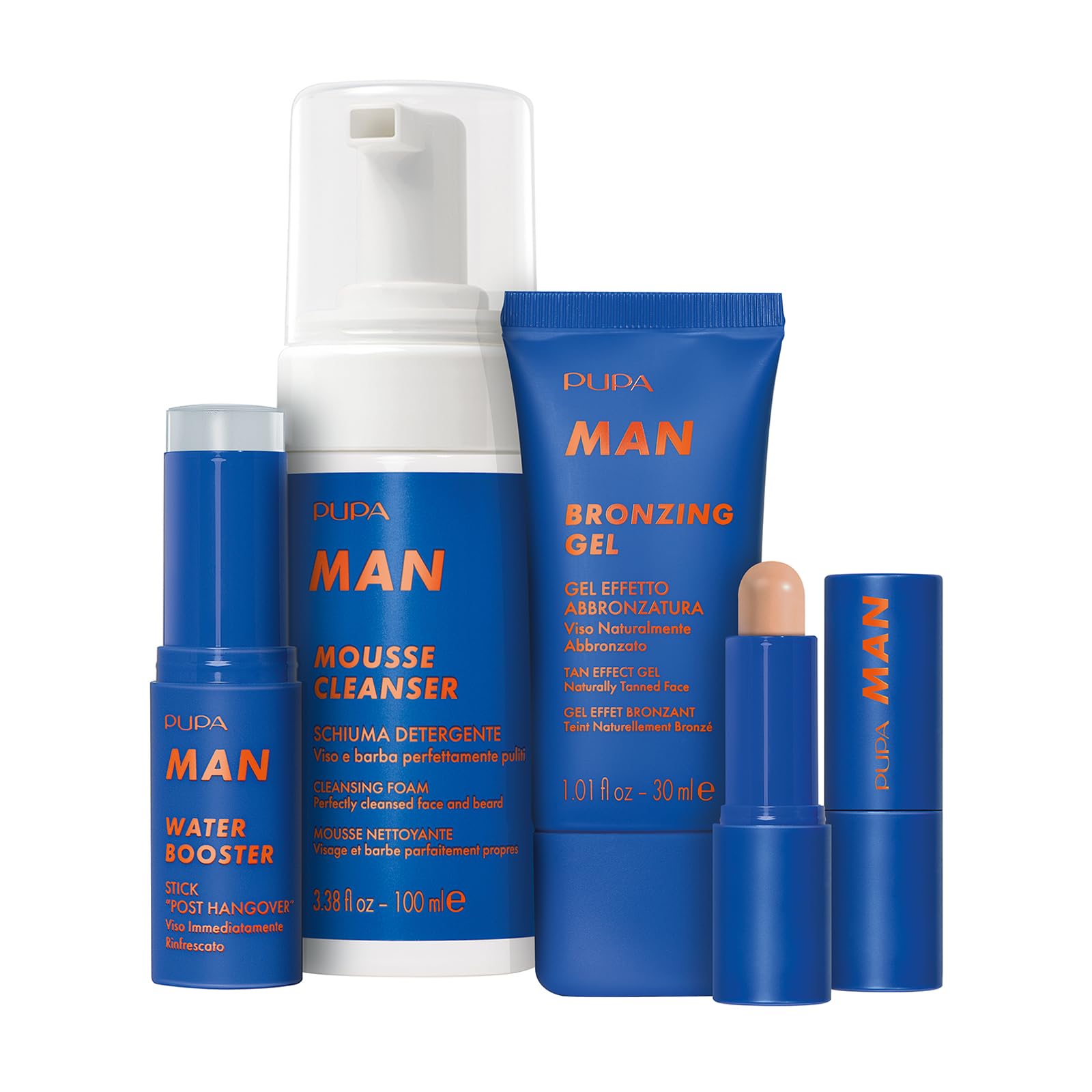 Pupa Milano Bronzing Gel, 001, 1.01 oz - Tan Effect Bronzer Gel - Liquid Matte Bronzer - Lightweight - With Hydrating Coconut Water - Makeup for Men Pupa Milano Au supplements