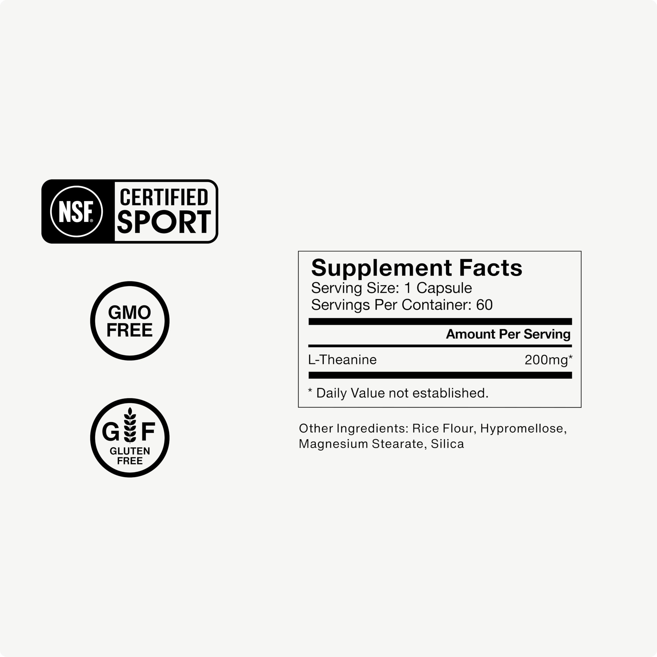Momentous L-Theanine Supplement - 200 mg Capsules to Promote Relaxation & Focus - NSF Certified for Sport - GMO- & Gluten-Free - 60 Servings Momentous Au supplements
