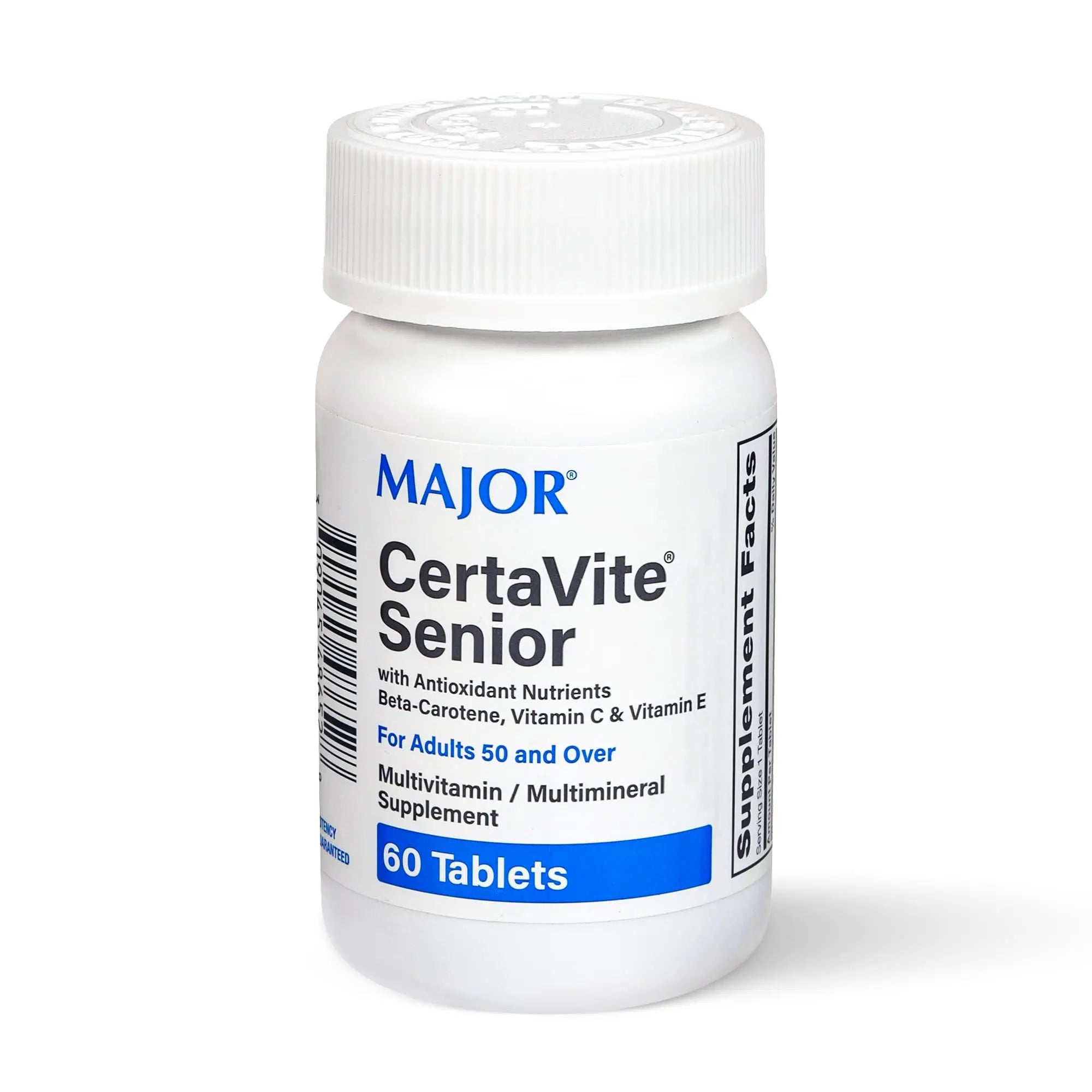 MAJOR CertaVite Senior Multivitamin with Antioxidants – Multivitamin for Women and Men with Beta-Carotene, Iron MAJOR Au supplements