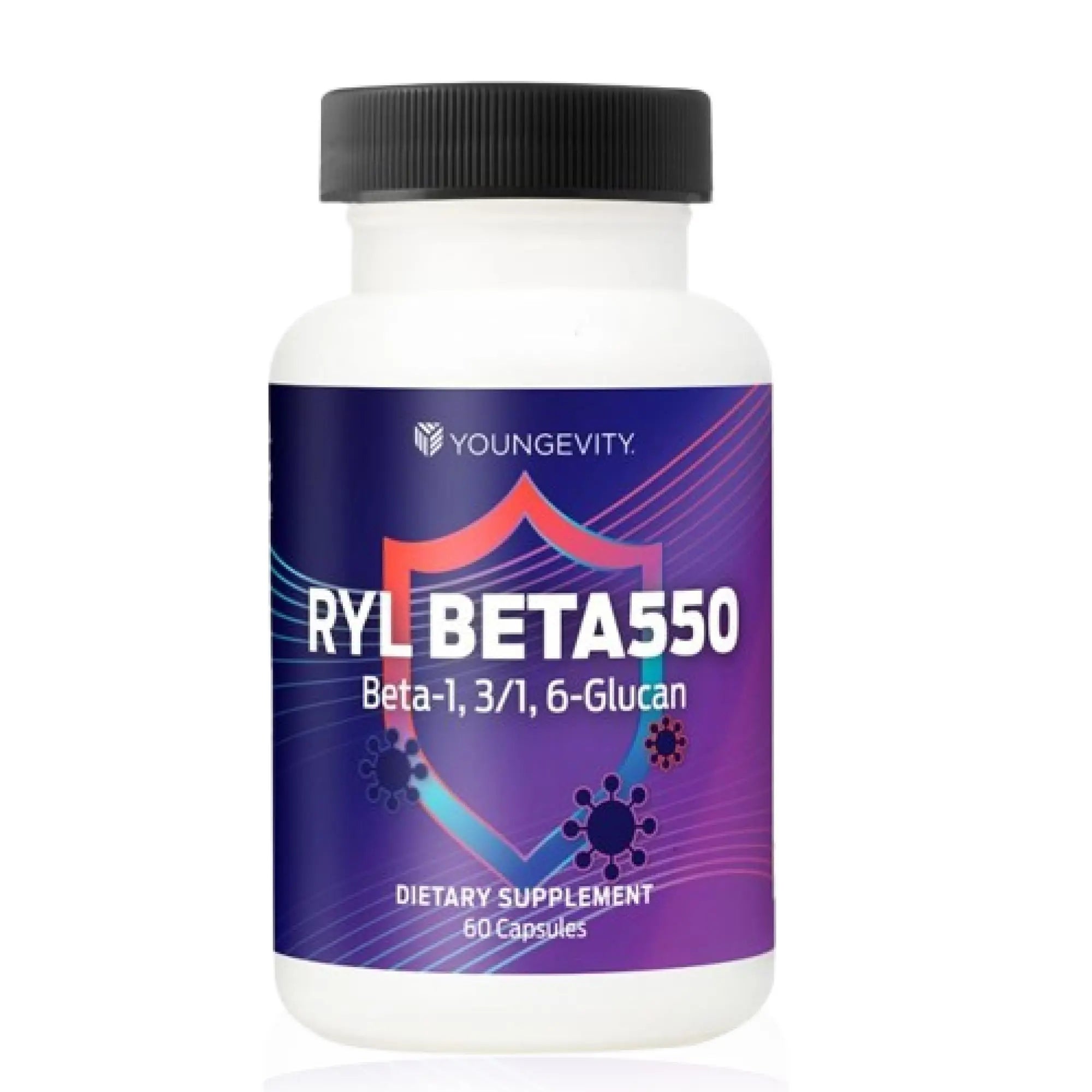 Youngevity RYL Beta550 Beta 1, 3-D Glucan Immune Support - 60 Capsules (Pack of 1) Youngevity Au supplements