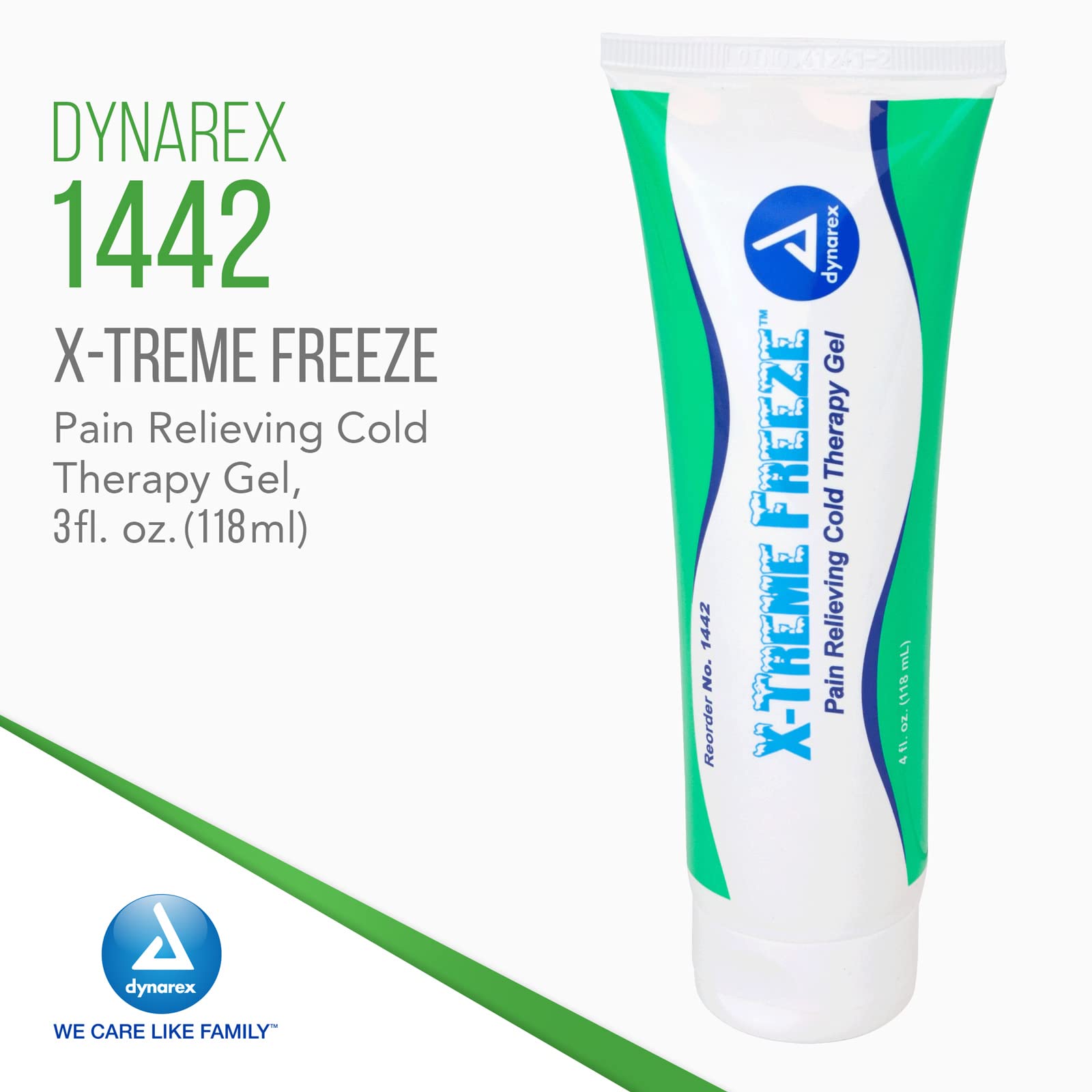 Dynarex X-treme Freeze Pain Relieving Cold Therapy Gel 4oz. Tube 1442 Dynarex Au supplements