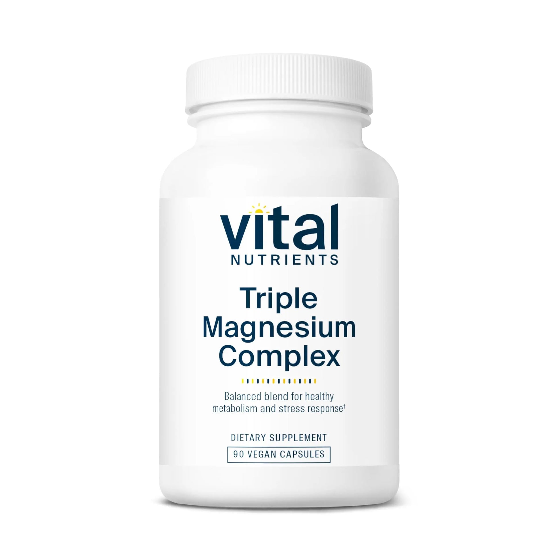 Vital Nutrients Triple Magnesium Complex Supplement | Vegan Magnesium Glycinate, Malate & Oxide 250mg | Easily Absorbed Magnesium Supplement for Stress, Muscle, Heart, Bone Support | 90 Capsules Vital Nutrients Au supplements