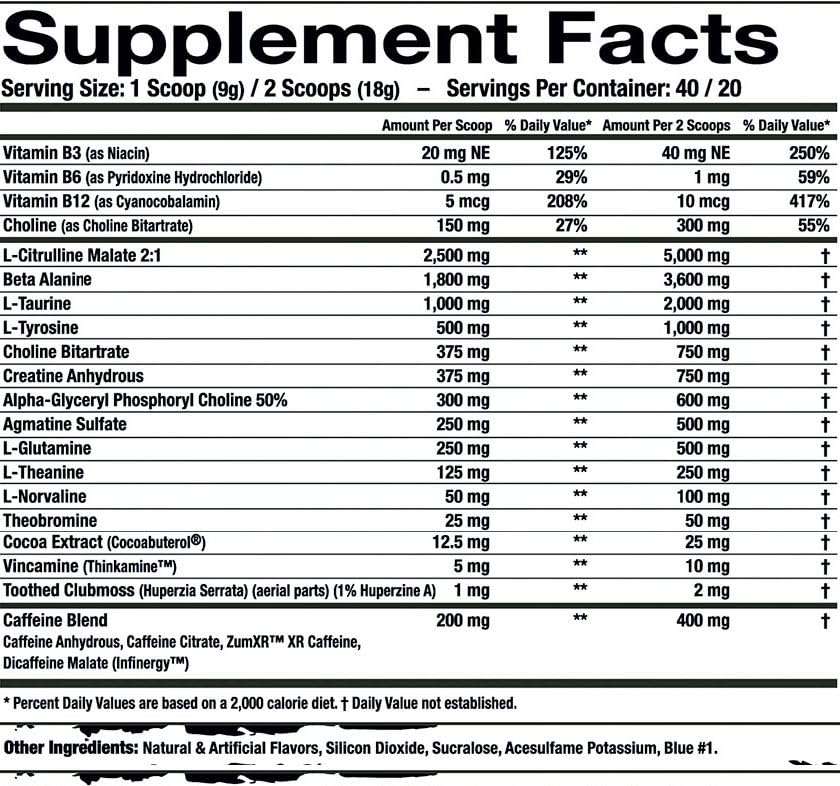 Assault Labs Wild Thing Pre Workout Powder Blend of Di-Citrulline Malate,Beta Alanine Assault Labs Au supplements