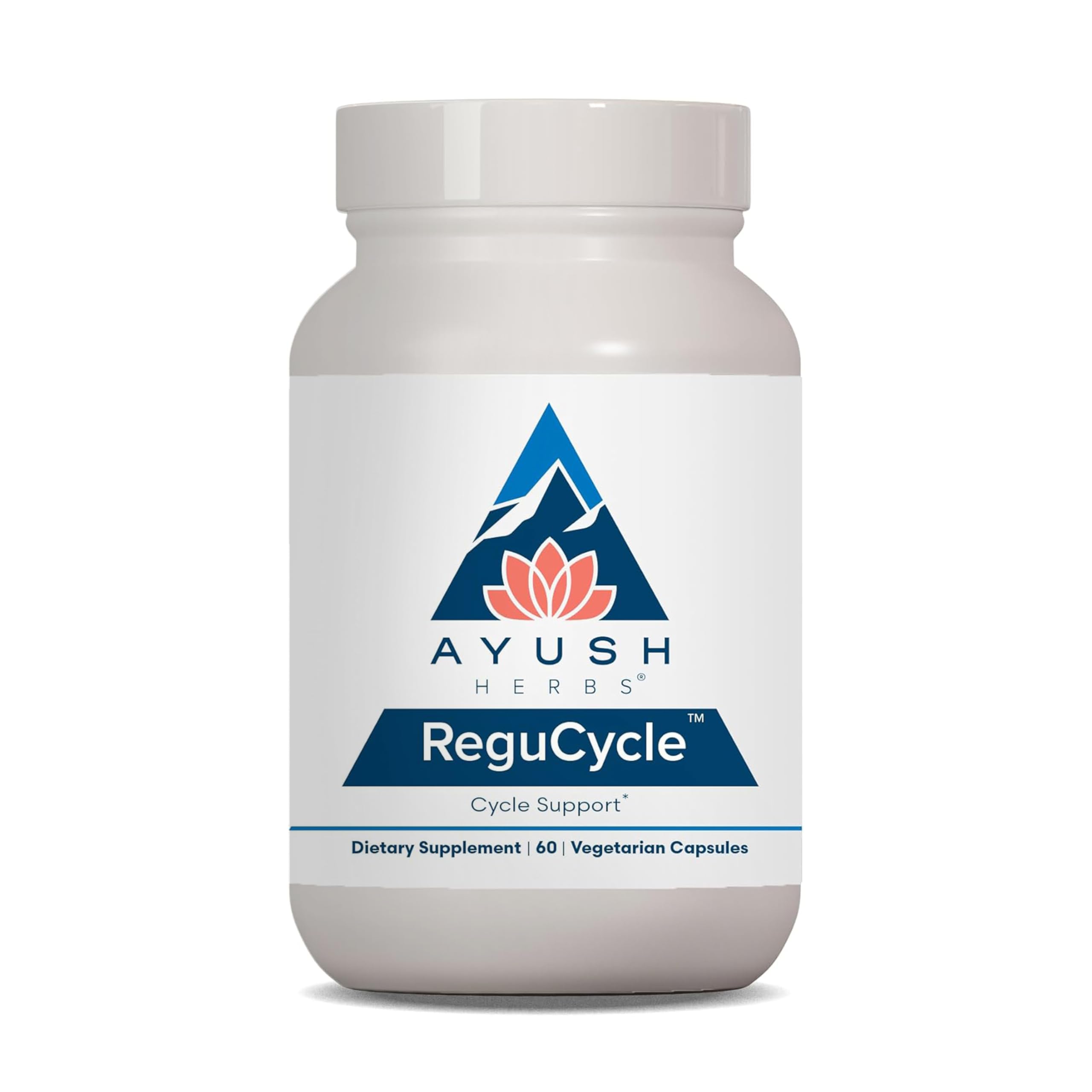 Ayush Herbs Regu-Cycle - Hormone Balance for Women, Hormonal Support, Period Support & Relief, Reproductive Health, Regulate Menstrual Cycle, Ovarian Support Supplement - 60 Vegetarian Capsules Ayush Herbs Au supplements