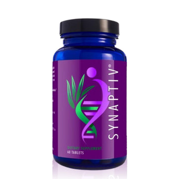 Youngevity Synaptiv™ Brain Support - 12in1 - Ginkgo, Huperzine, Bacopa, Quercetin and More - with Potent Antioxidant Blend + Vitamins - 60 Tablets (Pack of 1) Youngevity Au supplements