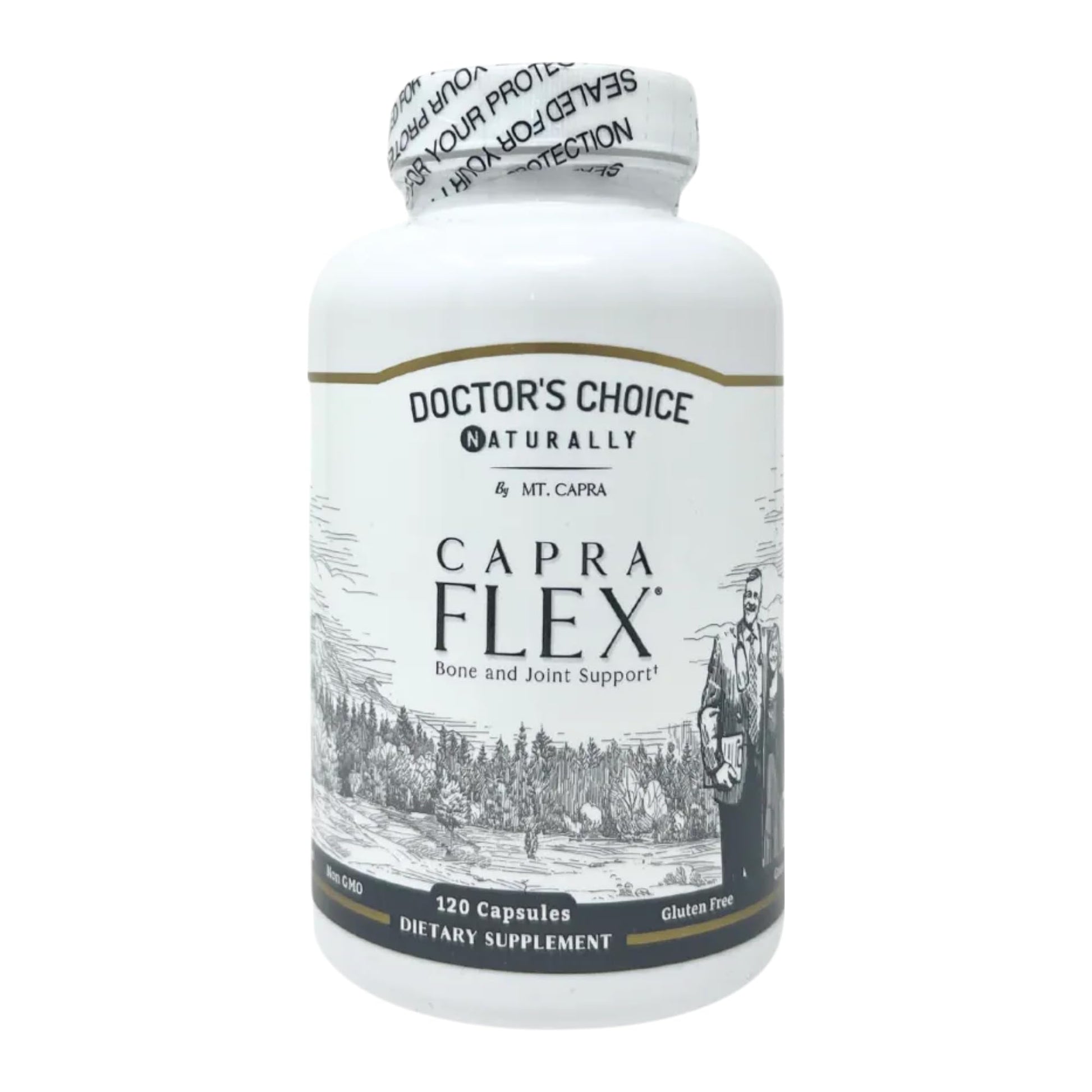 CapraFlex by Mt. Capra | Bone and Joint Support Supplement with Chicken Collagen, Hyaluronic Acid, Turmeric, and Herbs for Joint Vitality | 30 Servings - 120 Capsules Mt Capra Au supplements