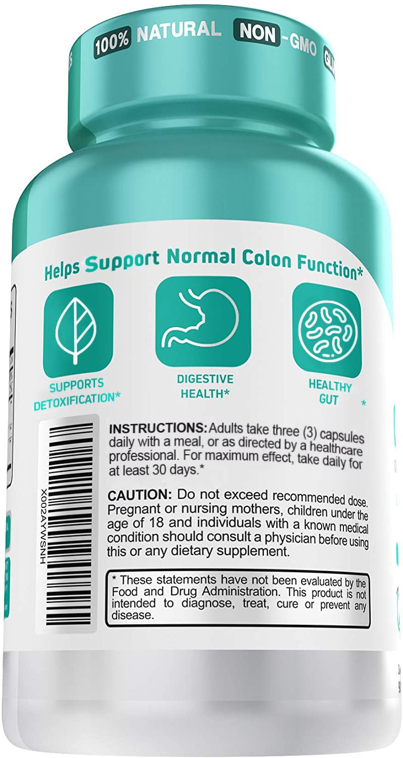 Herbtonics Oxygen Based Colon Cleanse and Detox Digestive System Formula | with Apple Herbtonics Au supplements
