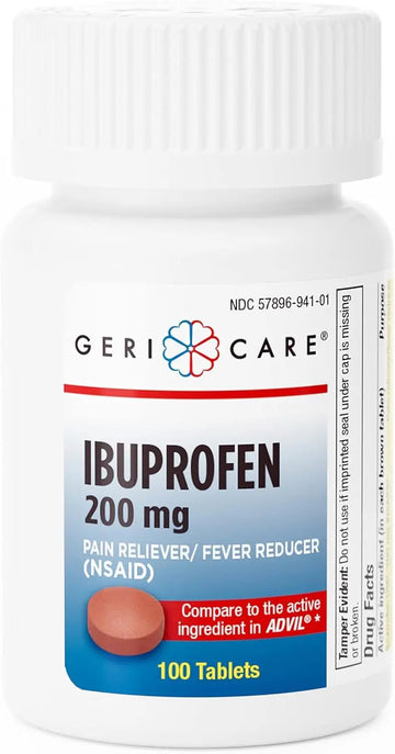 Geri Care IBUPROFEN Pain Relief Tablets (100 Count) GeriCare Au supplements