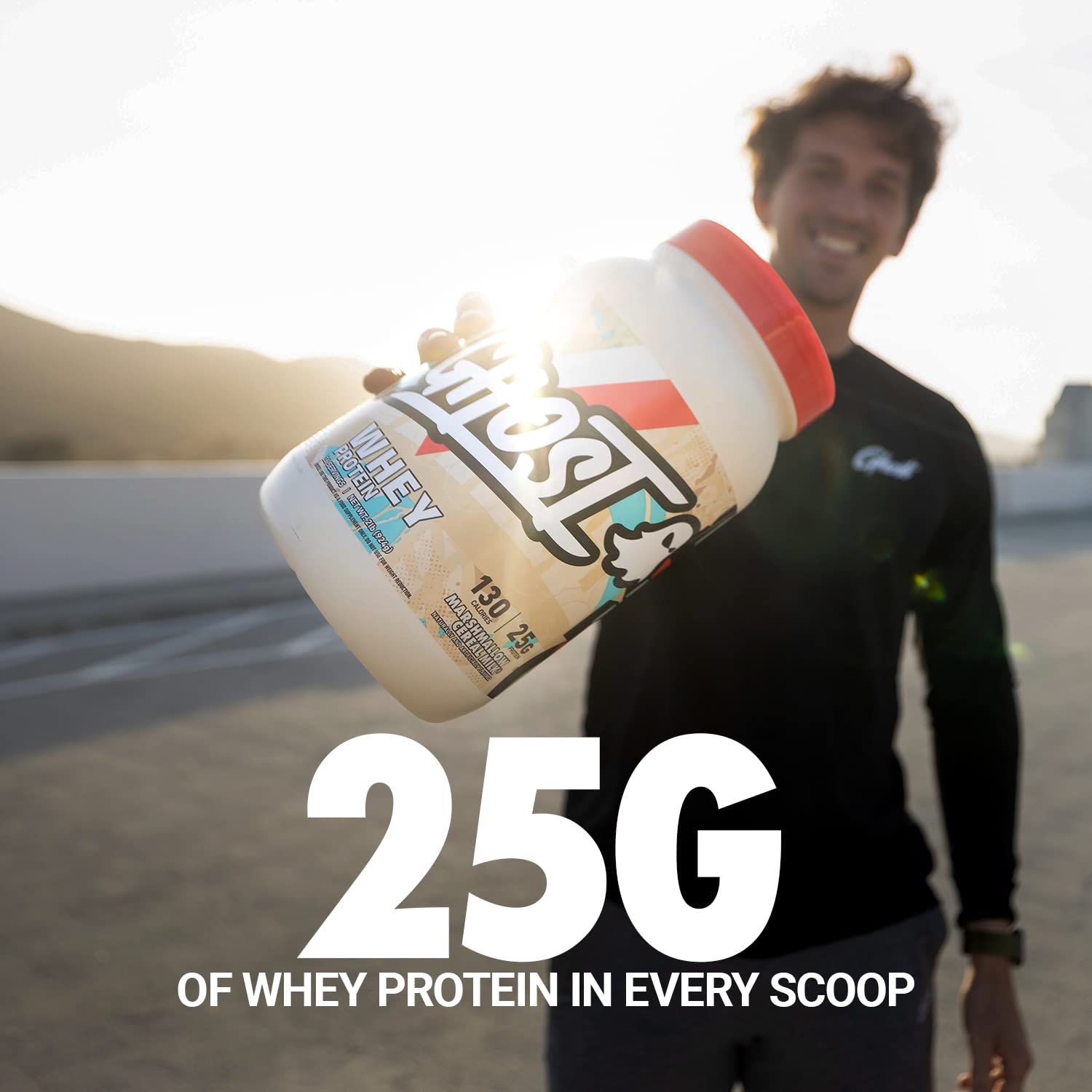 GHOST Whey Protein Powder, Marshmallow Cereal Milk - 2LB Tub, 25G of Protein GHOST Au supplements