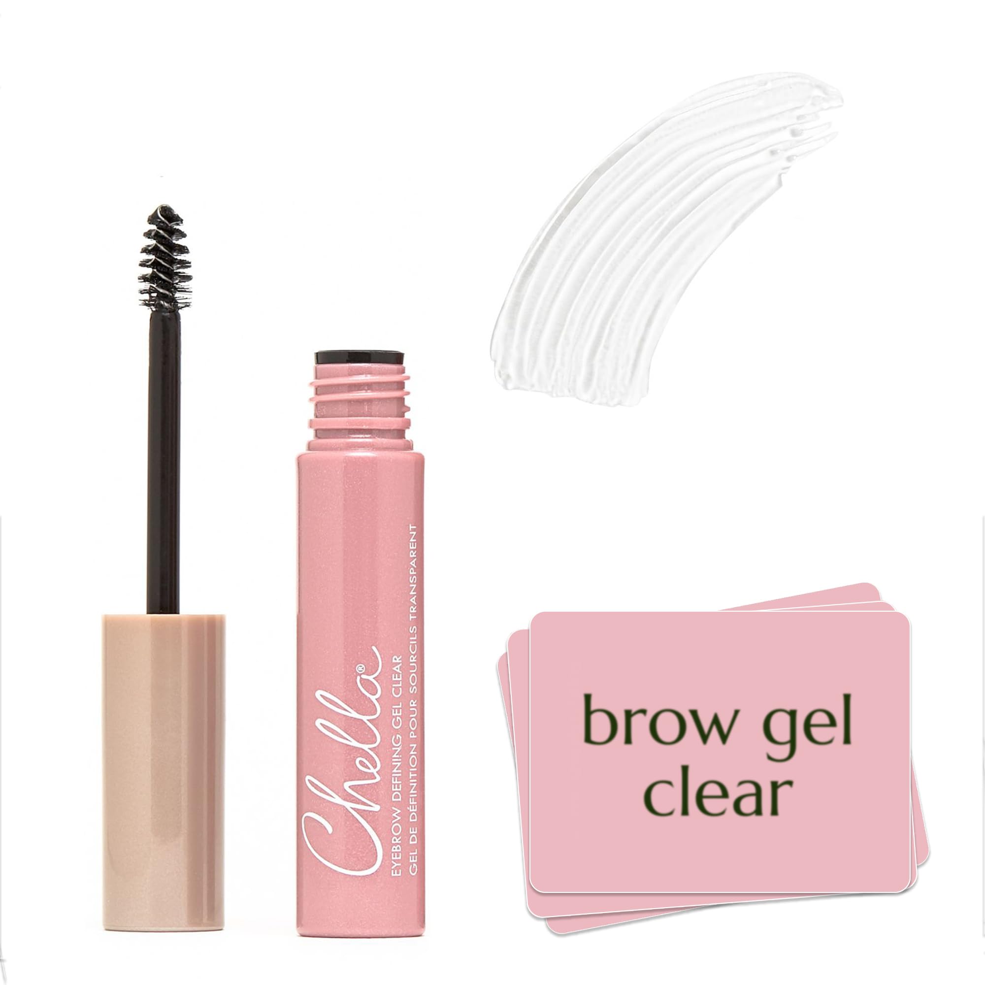Chella Eyebrow Gel, Defining Clear Eyebrow Gel - Lightweight Formula for Natural, Long Lasting Makeup - Vegan, Cruelty Free, Paraben Free, Gluten Free Chella Au supplements