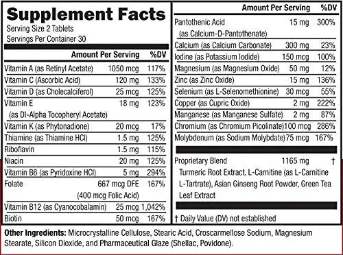 NeoVitin Women's 50+ Formula Multivitamin with Brilliant Blend - Daily Nutritional Support for Women Over 50 (60 Count) NeoVitin Au supplements