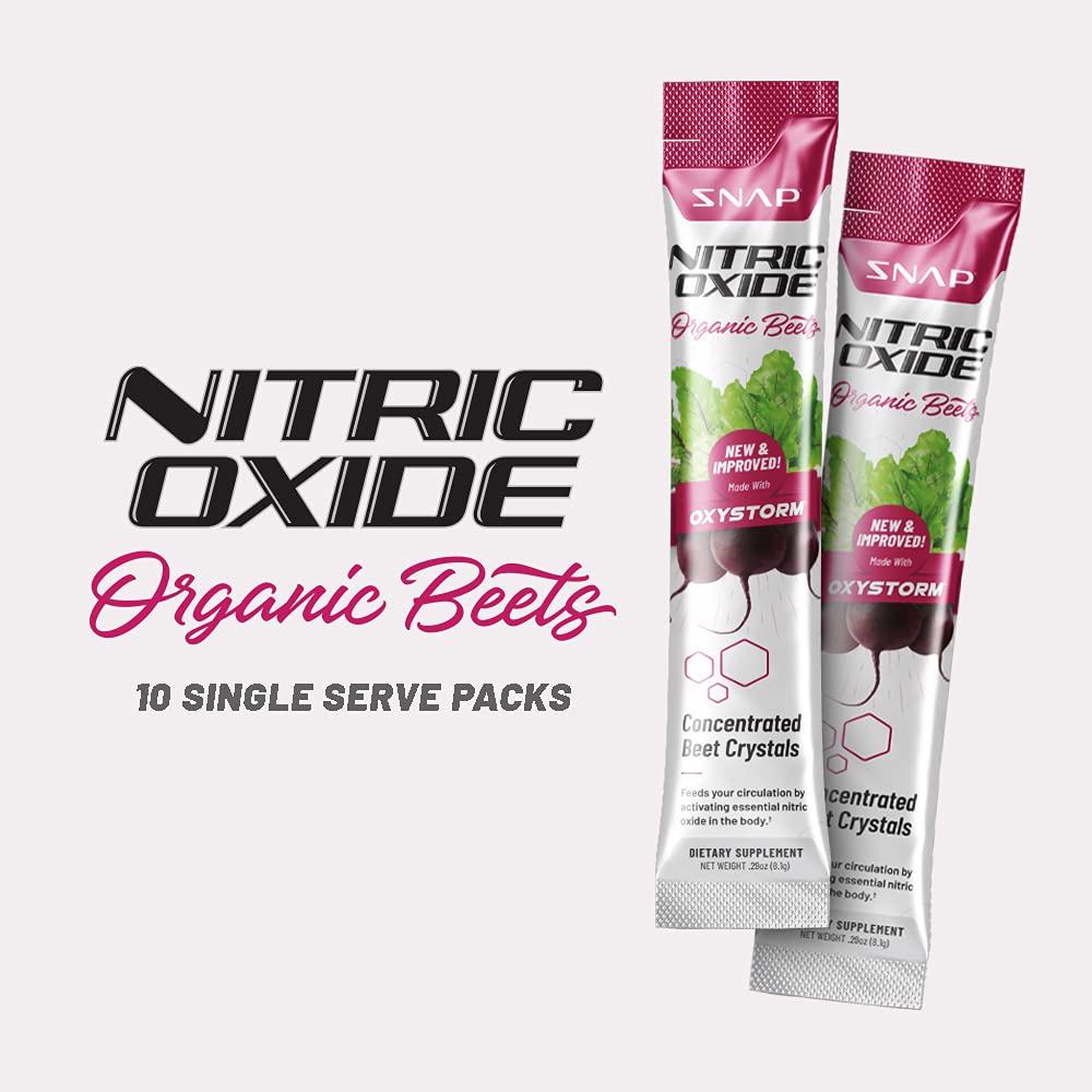 Snap Supplements Nitric Oxide Organic Beet Root Powder, Circulation Superfood On-The-Go Snap Supplements Au supplements