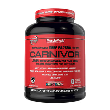 MuscleMeds CARNIVOR Beef Protein Isolate Powder, Muscle Building, Recovery, Lactose MuscleMeds Au supplements