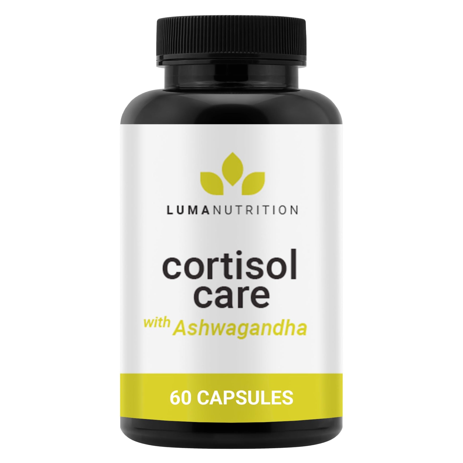 Luma Nutrition Cortisol Reducer and Manager - Ashwagandha + L-Theanine - Cortisol Supplements for Women and Men - Stress Relief, Restful Sleep, Detox, Lower and Control - 60 Capsules Luma Nutrition Au supplements