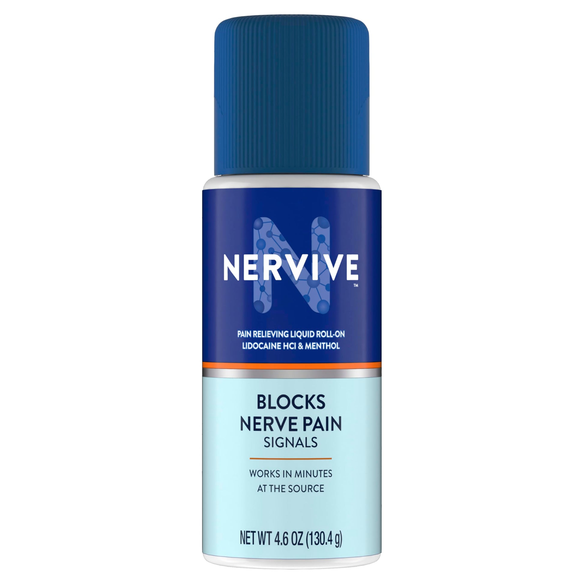 Nervive Pain Relieving Roll On, Lidocaine Roll On, Nervive Pain Relief, Lidocaine Topical, Foot Pain, Leg Pain, Hand Pain, Max Strength Formula, 4.6oz Nervive Au supplements