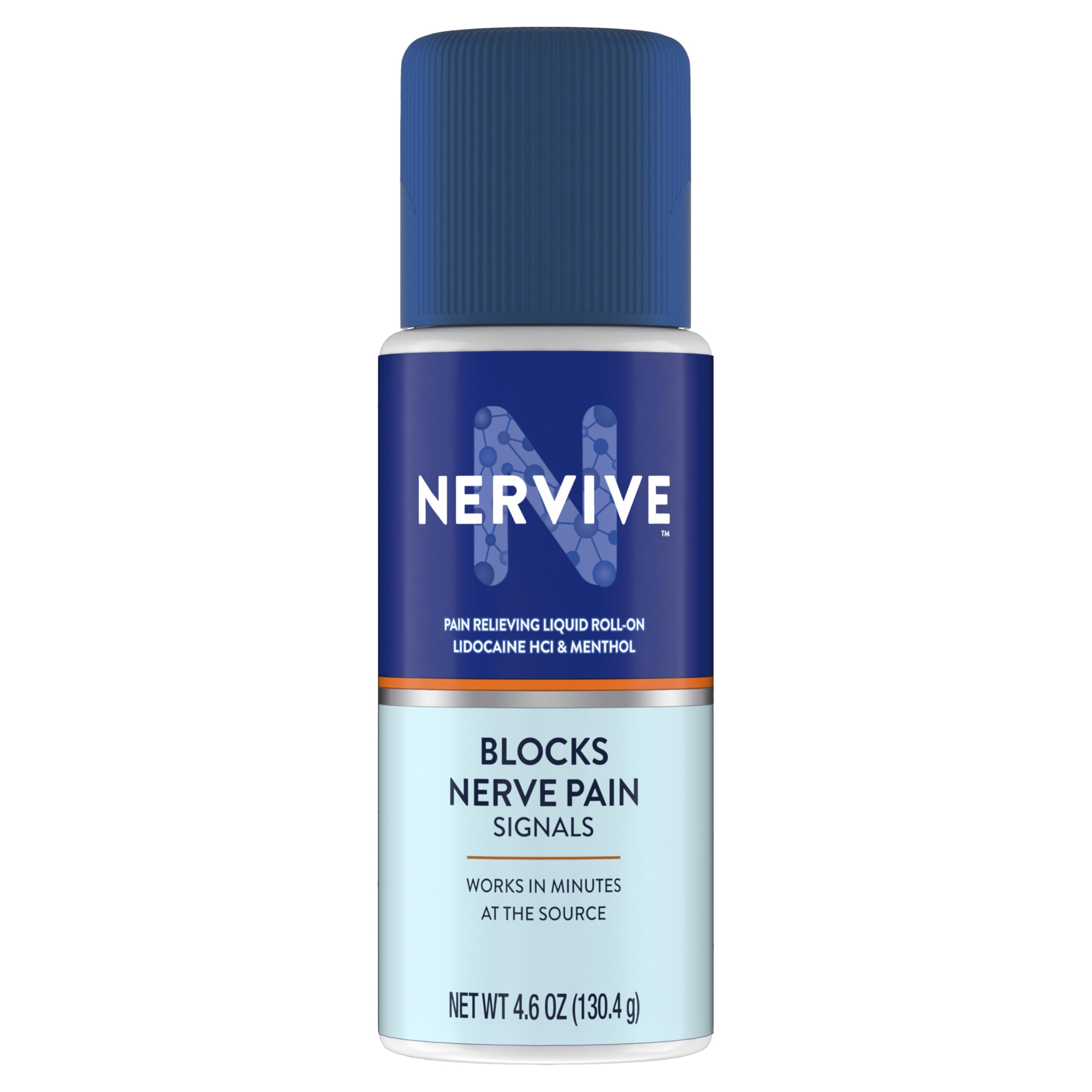 Nervive Pain Relieving Roll On, Lidocaine Roll On, Nervive Pain Relief, Lidocaine Topical, Foot Pain, Leg Pain, Hand Pain, Max Strength Formula, 4.6oz Nervive Au supplements