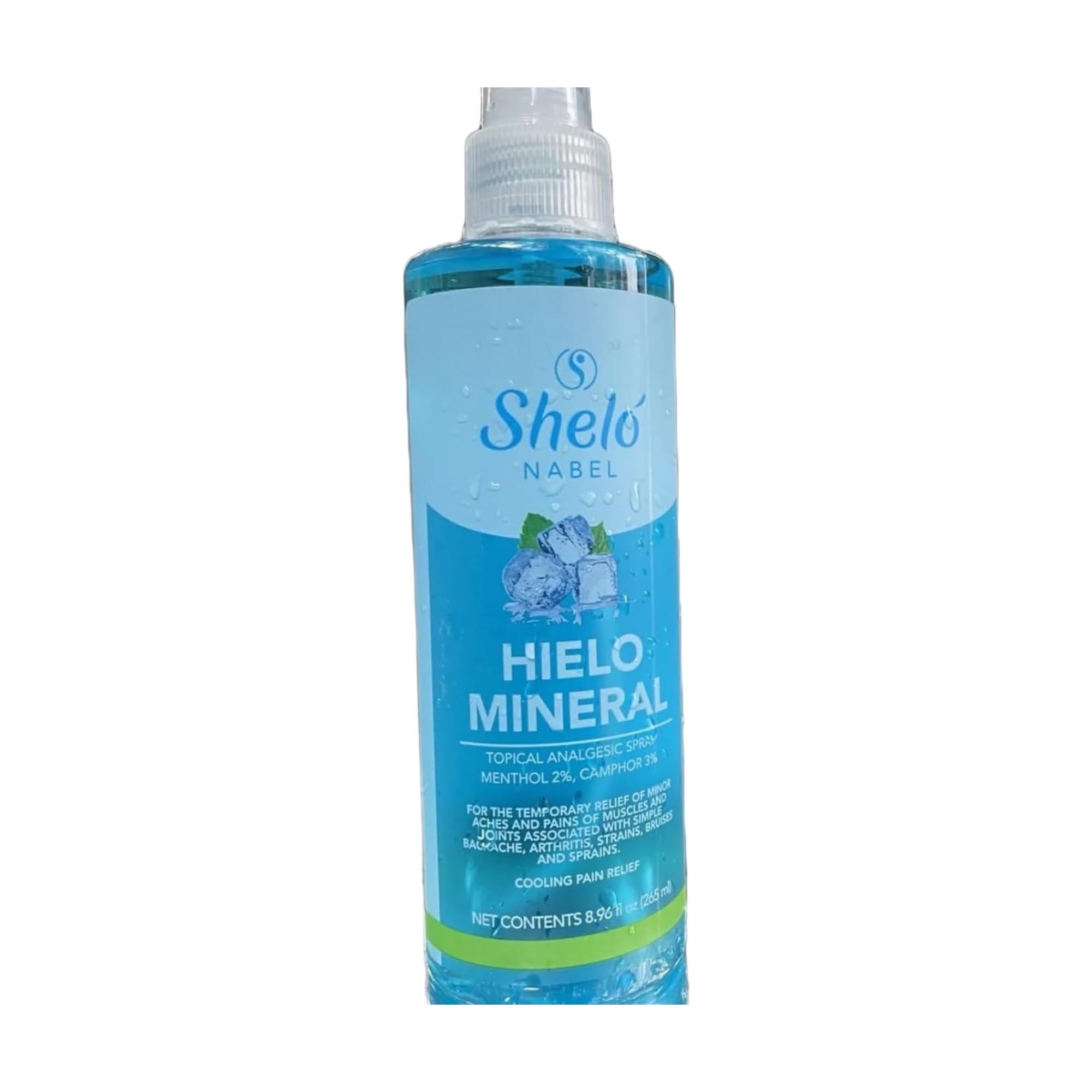 Hielo Mineral Spray Topical Analgesic Menthol Camphor Muscle Relieve Shelo Nabel Sheló NABEL Au supplements