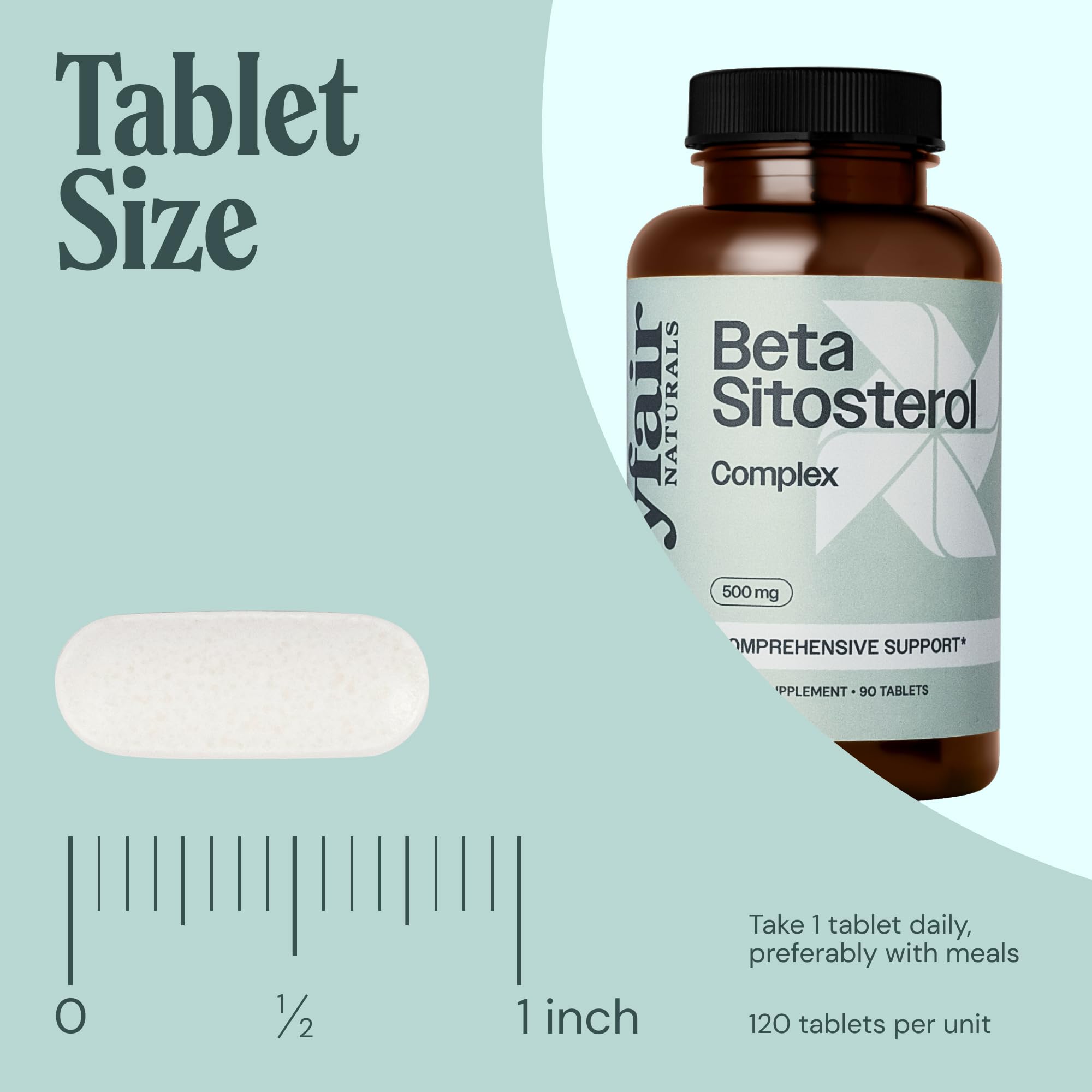 Mayfair Naturals Beta Sitosterol Complex (2 Pack), 500mg, Plant Sourced, 90 Tablets Each (180 Total), Comprehensive Support Supplement Mayfair Naturals Au supplements