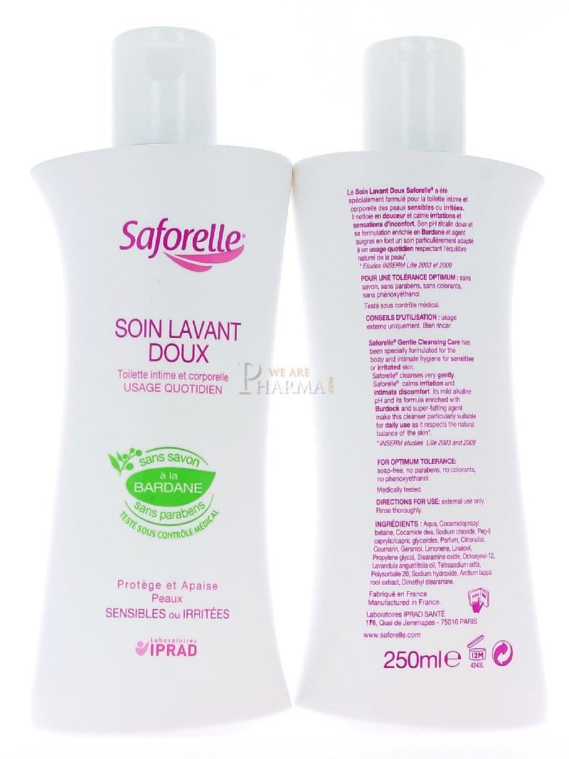 Saforelle Gentle Cleansing Care 2X250ml Saforelle Au supplements