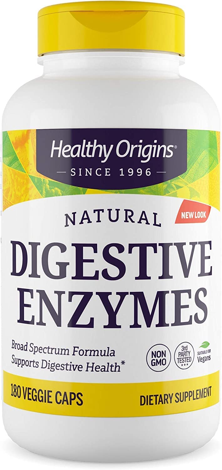 Healthy Origins Digestive Enzymes (NEC) Broad Spectrum - with Protease Healthy Origins Au supplements