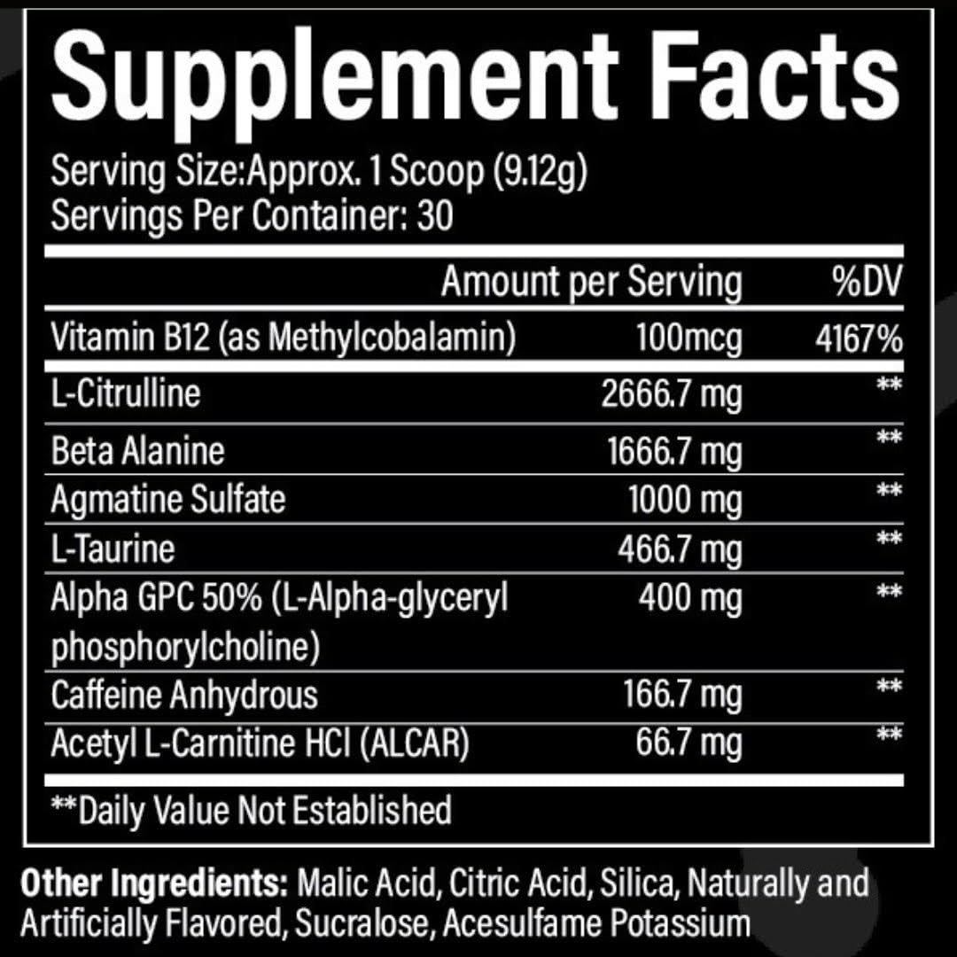 Smyle USA Pre-Workout Powder Lemon Lime - Pre Workout Energy with 400mg Alpha Smyle Supplements Au supplements