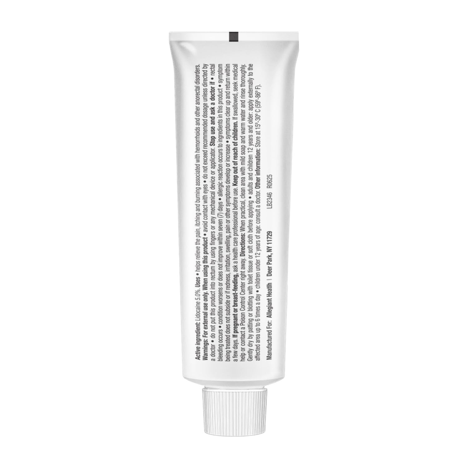 HealthA2Z® Rectal Care Cream | Lidocaine 5% / Local Anesthetic | 28g Tube | Topical Numbing Cream & Other Anorectal Disorders | Relieves Pain, Itching & Burning HealthA2Z Au supplements