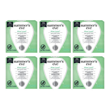 Summers Eve Cleansing Cloths 16 Count Aloe Love (6 Pack) Summer's Eve Au supplements