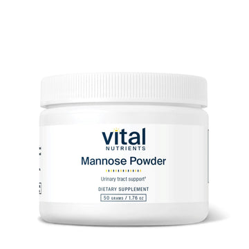 Vital Nutrients Mannose Powder 50g - Vegan D-Mannose Supplement for Urinary Tract and Bladder Support - Gluten, Dairy, Soy Free - Non-GMO - 25 Servings Vital Nutrients Au supplements