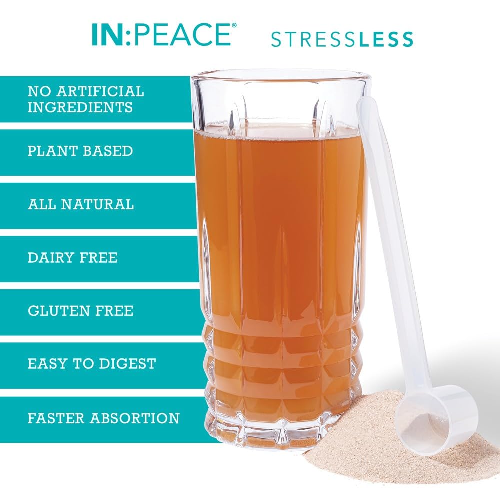 In:TotalWellness IN:Peace Herbal Calming Formula. 20 Serving Pouch, Wild Berry Flavor. 9 Herb Antioxidant + Adaptogen Blend. Clinically Proven Ingredients. Crafted by a Licensed Herbalist INTotalWellness Au supplements