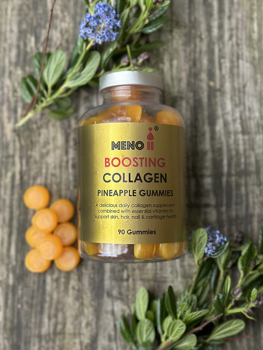 Meno® Boosting Collagen Natural Pineapple 90 Gummies Meno II Au supplements