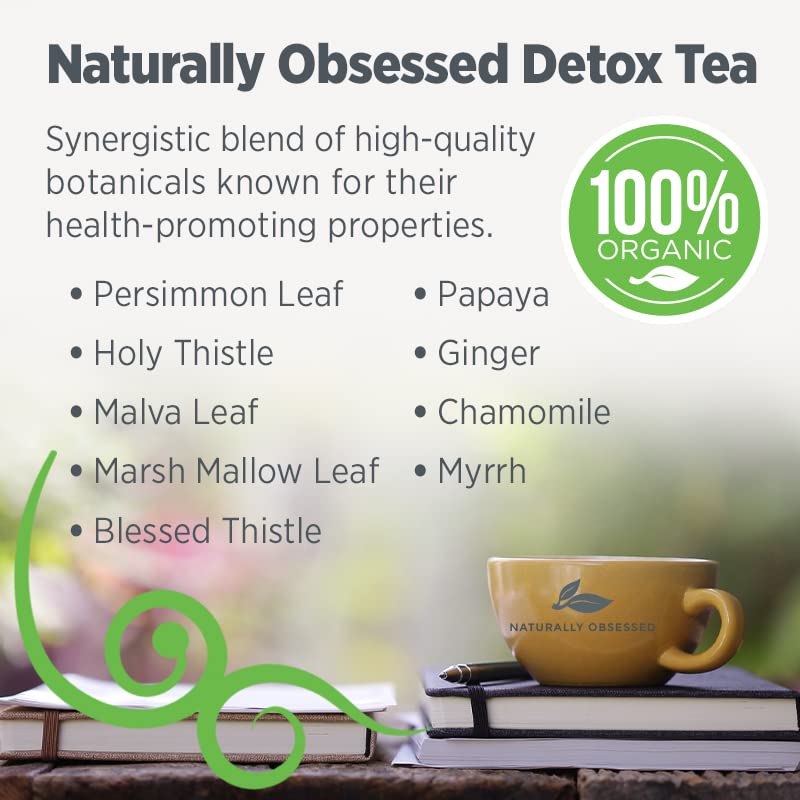 Naturally Obsessed 4 Week DRINK2SHRINK Detox Tea Formula Flat Belly System Detox Kit Naturally Obsessed Au supplements