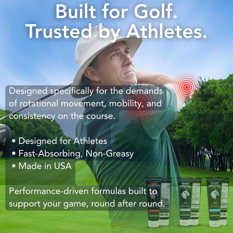 EagleEase – Targeted Joint Support Cream for Golfers & Athletes | Helps Support Elbows & Mobility During & After Play | Fast-Absorbing – 3 oz SwingFree Mobility Au supplements