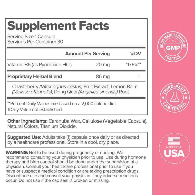 O Positiv FLO PMS Vitamins for Women, 30 Servings (Pack of 1) - Proactive PMS Relief - Targets Hormonal Breakouts, Bloating, Cramps, & Mood Swings with Chasteberry, Vitamin B6, & Lemon Balm O Positiv Au supplements