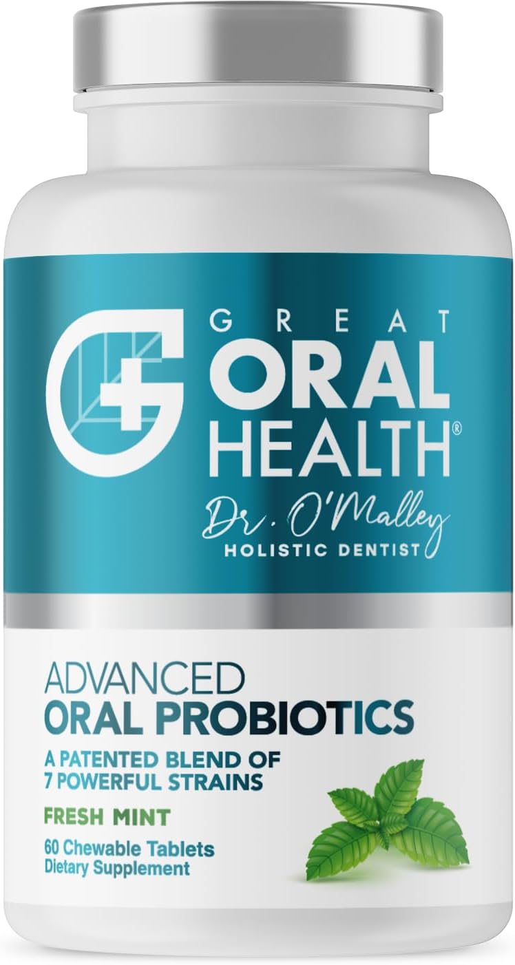 Oral Probiotics for Mouth Bad Breath Treatment for Adults: Dentist Formulat Great Oral Health Au supplements