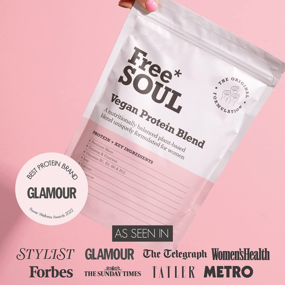 Free Soul Vegan Protein Powder | Formulated for Women | 600g | 20g Protein Free Soul Au supplements
