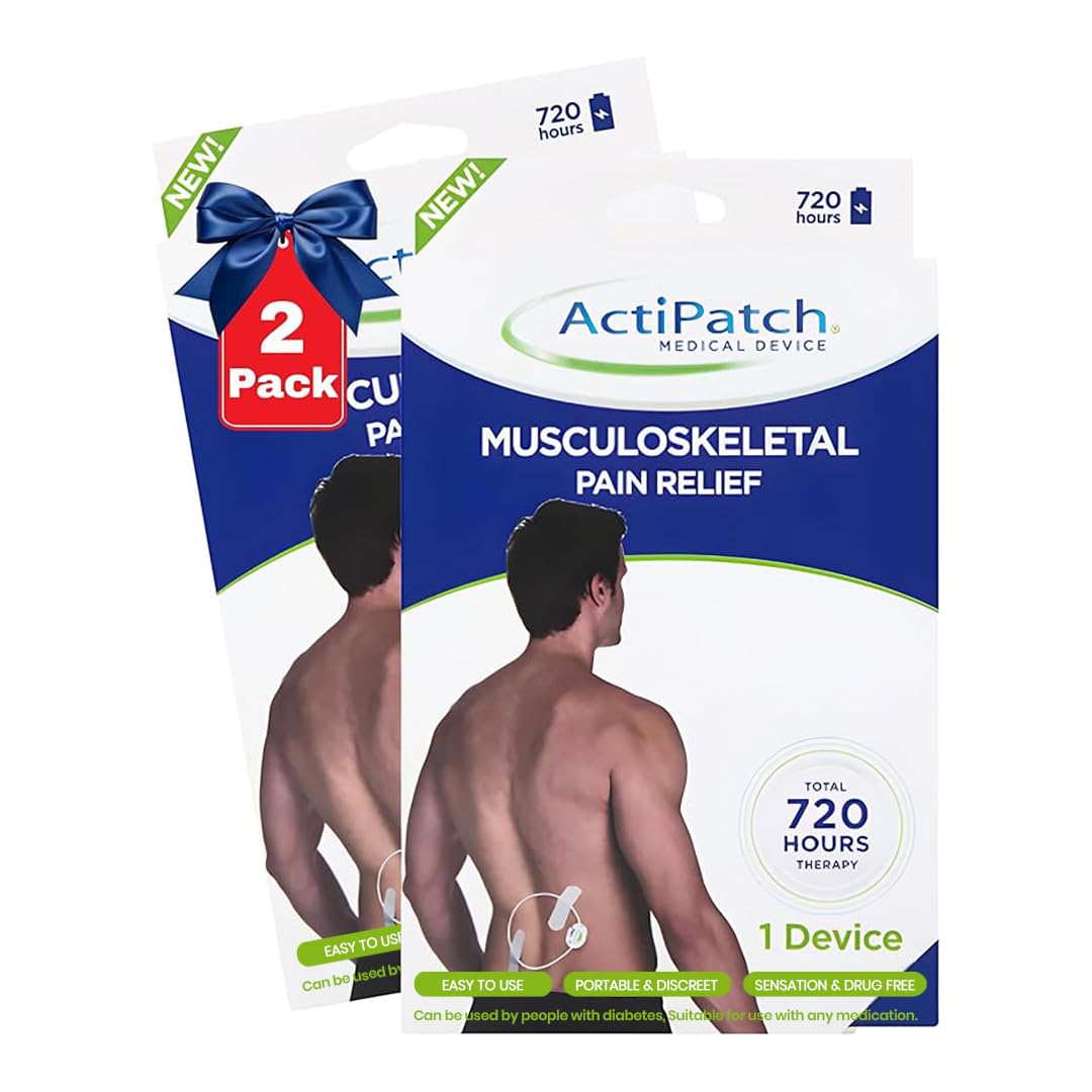 Mint Bucket ActiPatch Wearable Pain-Relief Device, 2-Pack Bundle – Pulsed Shortwave Therapy Loop for Back, Knee, Hip & Joint Discomfort, Long Lasting Leg Pain Relief Product Mint Bucket Brands Au supplements