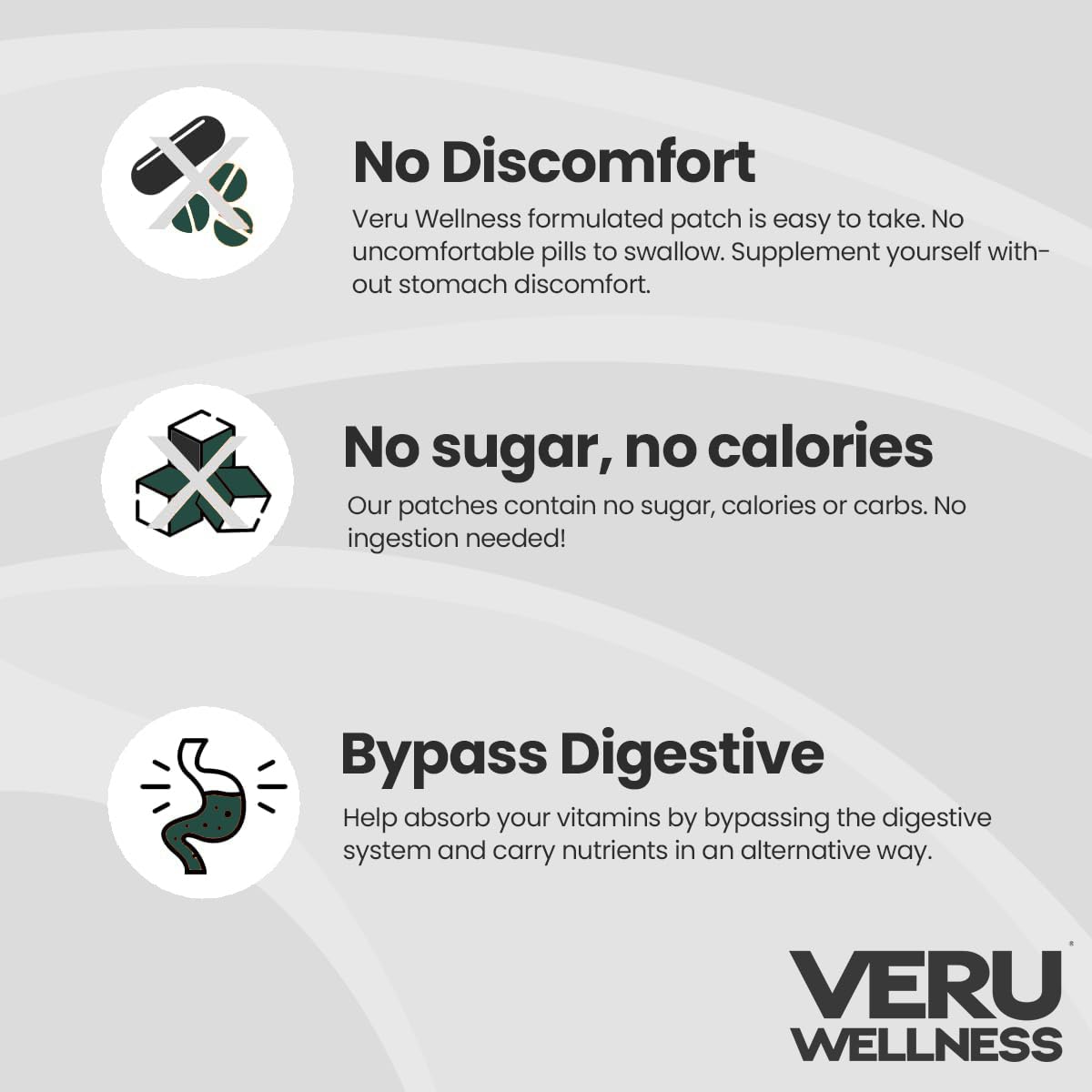 Veru Wellness Bariatric Immune, D3/K2 - Post Bariatric Gastric Bypass and Sleeve Gastrectomy - Non Ingest Patch (60 Days) Veru Wellness Au supplements