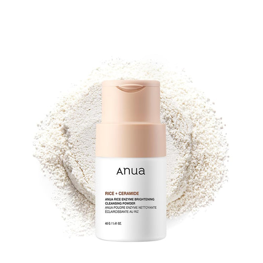 ANUA Rice Enzyme Brightening Cleansing Powder, Exfoliating Powder-to-Foam Cleanser, Smooth Texture & Clarity ANUAUS supplements