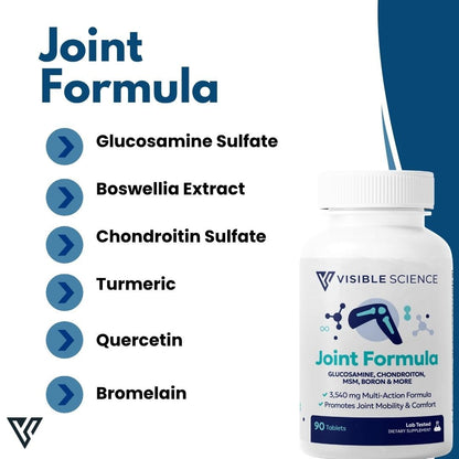Visible Science Joint Formula – Advanced Joint Support with Herbal Blend & Antioxidants, Tablets 90ct Visible ScienceAu supplements