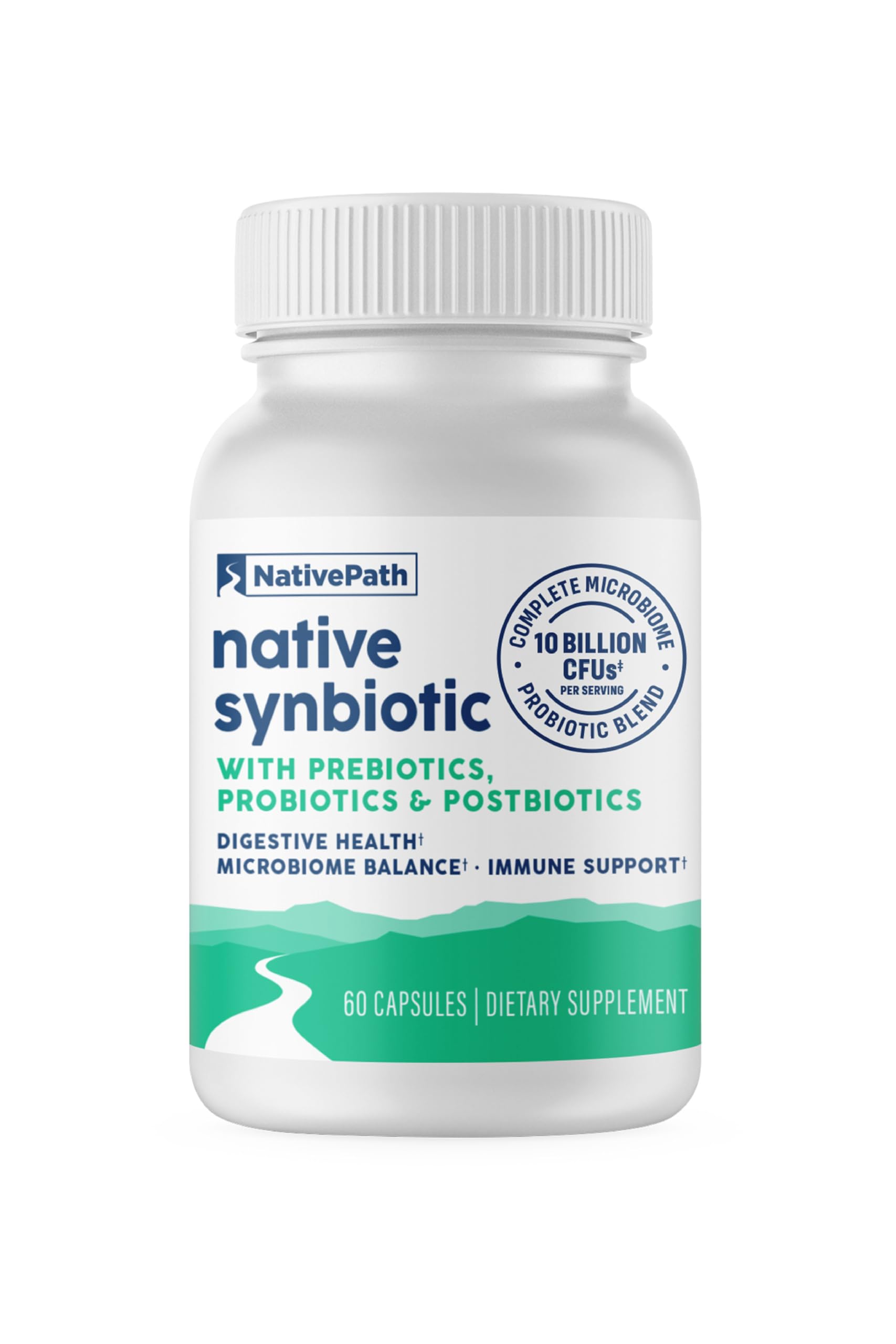 NativePath Complete Synbiotic - Pre, Pro & Postbiotic 3-in-1 for Gut Health & Digestive Support - 10 Billion CFU, 30 Servings NativePath Au supplements