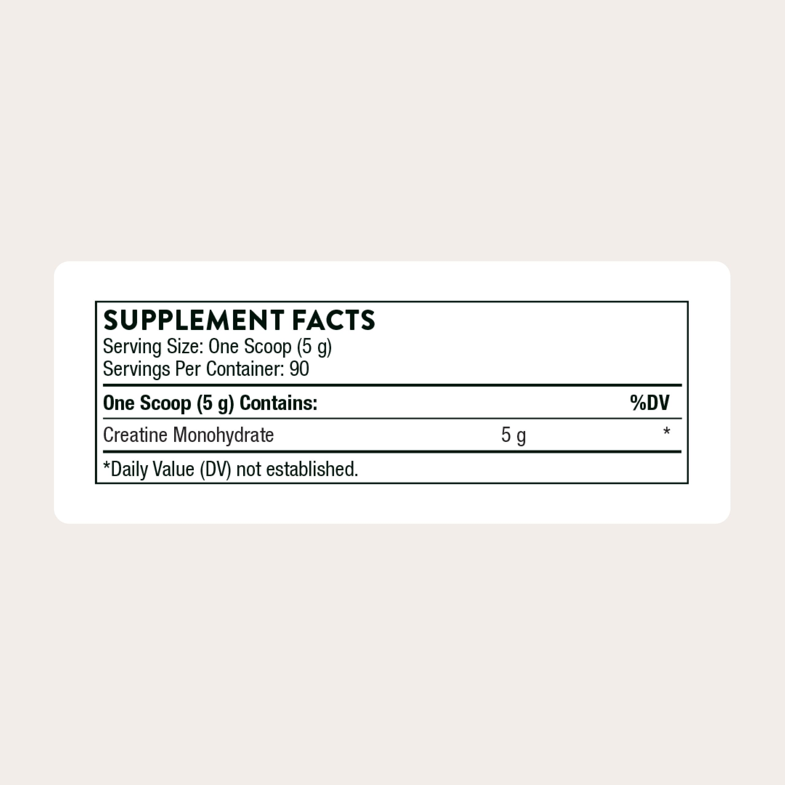 THORNE Creatine - Micronized Creatine Monohydrate Powder - Support for Muscles & Cognitive Function* - for Women & Men - Unflavored - NSF Certified for Sport - 5 g per Serving - 90 Servings THORNE Au supplements