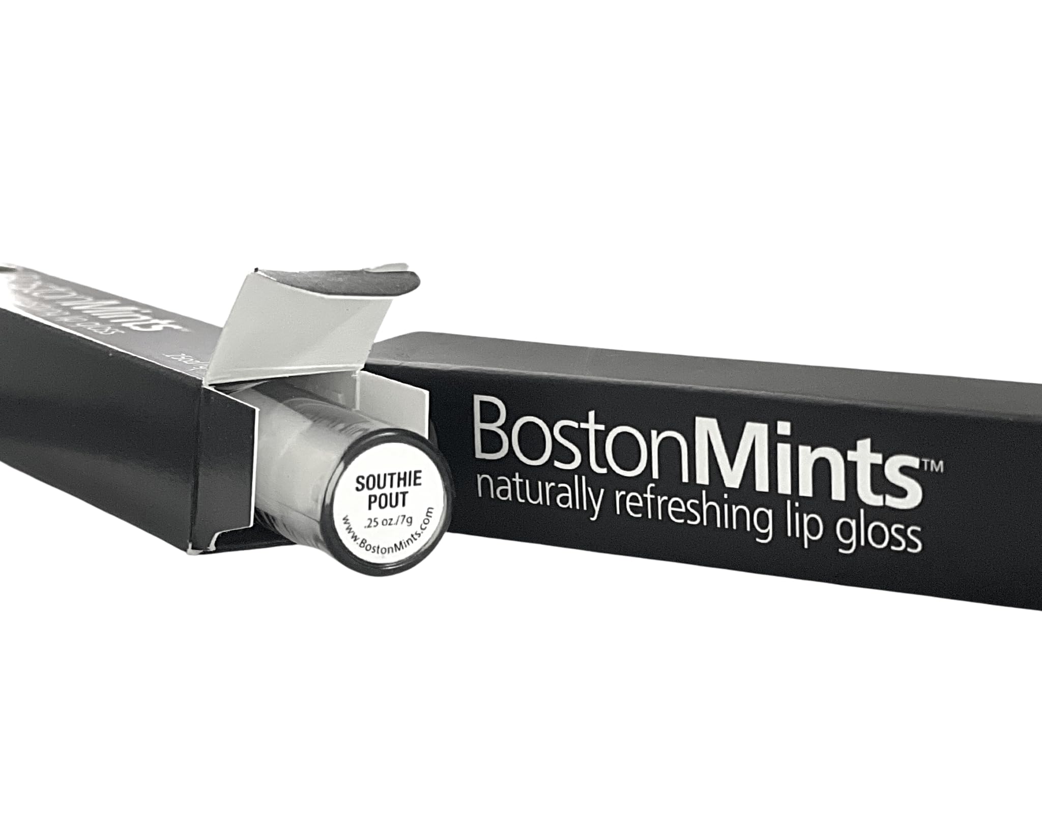 Healthy, Naturally Lip Plumping Clear LipGloss, Southie Pout (.25oz) - Vegan, Plant-Based ingredients. Cooling Mint Enhances Fullness, while Avocado Oil and Jojoba provides lasting Hydration. Boston Mints Au supplements