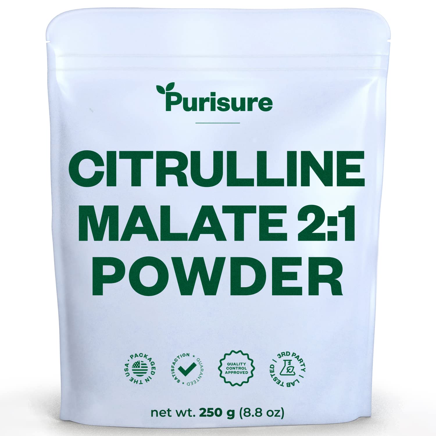Purisure L-Ctrulline Powder 250g, Premium Citrulline 2:1 Malate Supplement for Strength Purisure Au supplements