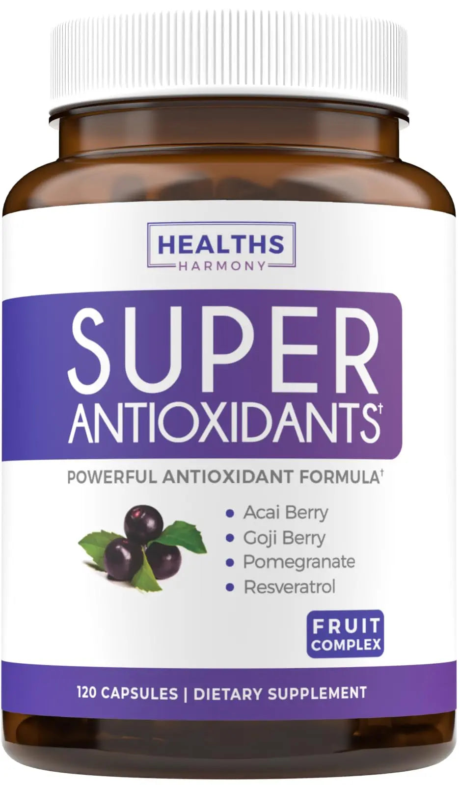 Super Greens & Antioxidants (2-Month Supply) Antioxidant Power Greens Bundle of Organic Super Greens Powder - Complete Superfood (120 Capsules) & Super Antioxidants - Powerful Superfood (120 Capsules) Healths Harmony Au supplements