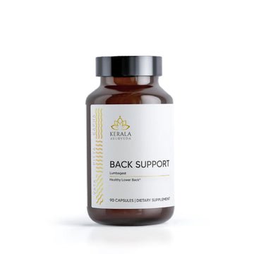 Kerala Ayurveda Back Support Herbal Capsules - Eases Occasional Discomfort of Lower Back & Supports Normal Movement of Spine, 90 Count Kerala Ayurveda Au supplements
