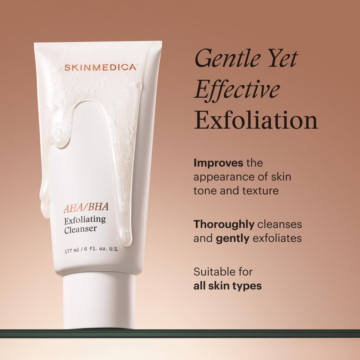 SkinMedica AHA/BHA Exfoliating Face Wash (NEW PACKAGING),Gentle Facial Exfoliating Scrub with Jojoba Oil for Smoother, Radiant Skin - Helps Improve the Appearance of Skin Tone & Texture (6 Fl Oz) SkinMedica Au supplements